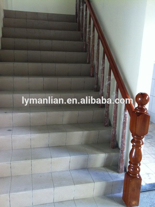 Red oak handrail hot selling productions decorative wood balusters