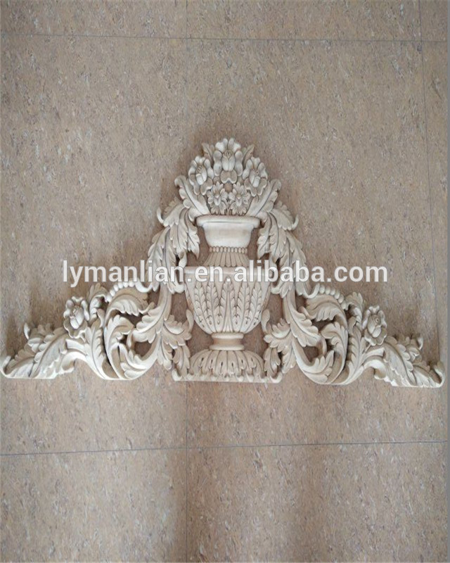 wood carving onlays ornate acanthus wood applique