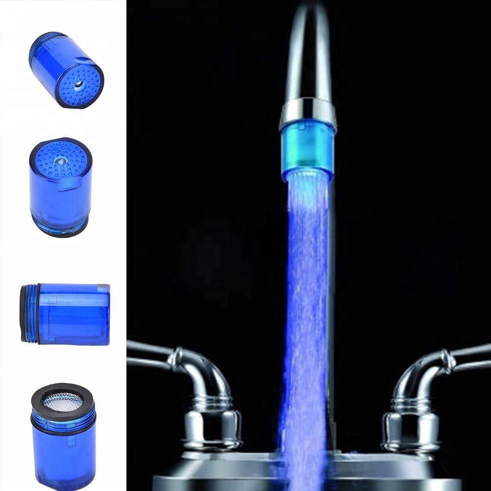 New Products High Quality Very Popular ABS Water Power Led Faucet Made In China