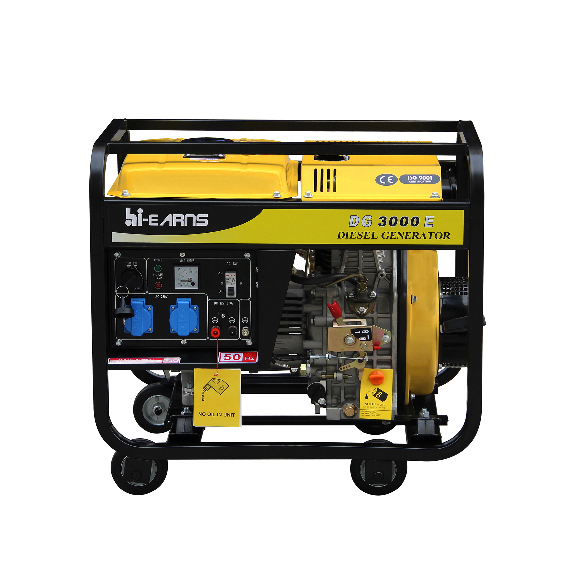 3KVA  air cooled open frame diesel portable generator price