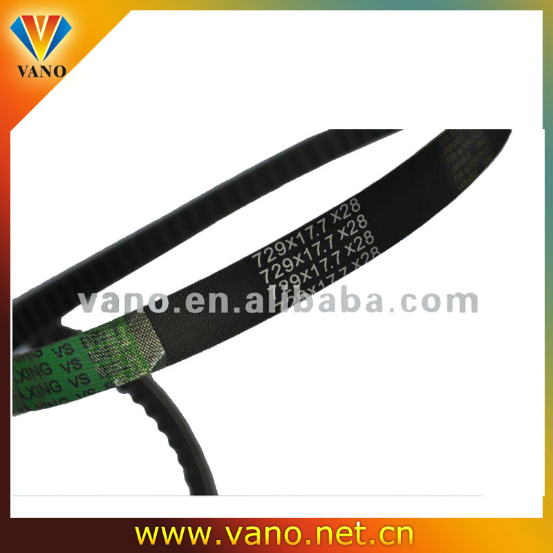 High quality 729*17.7*28 Scooter engine belt for motorcycle