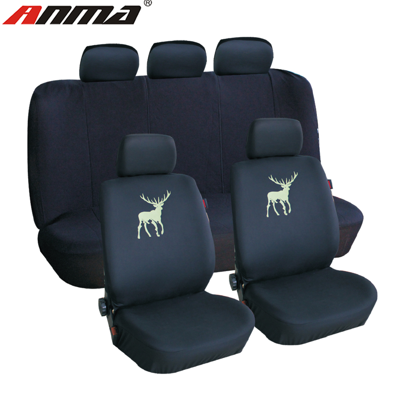 9pcs universal auto seat covers breathable car seat cover leather