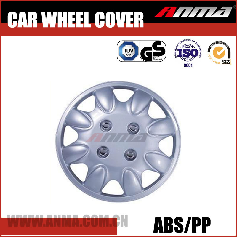 Spinning Auto wheel cover chrome hubcaps silver ABS plastic wheel covers