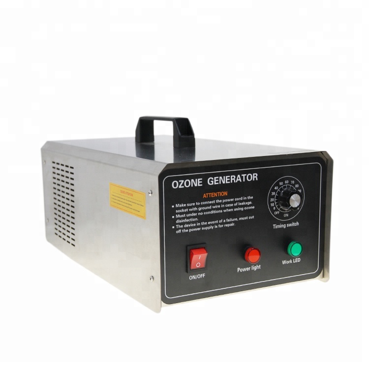 Portable water ozone generator