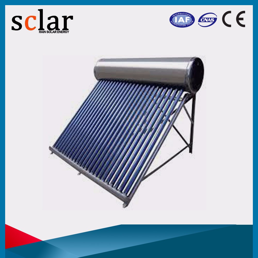 Adaptability Separate Pressured Water Pitched Roof Heat Pipe Solar Thermal Heater