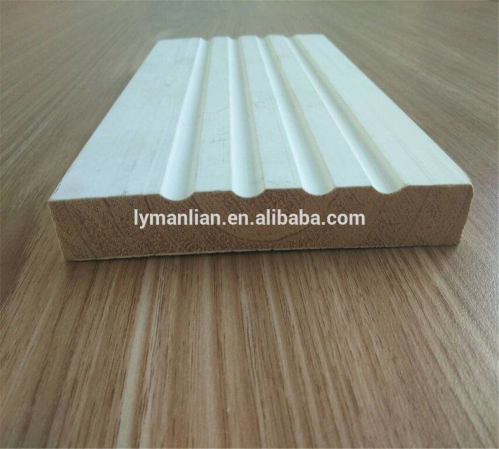 pine wood moulding decoration primed wood mouldings