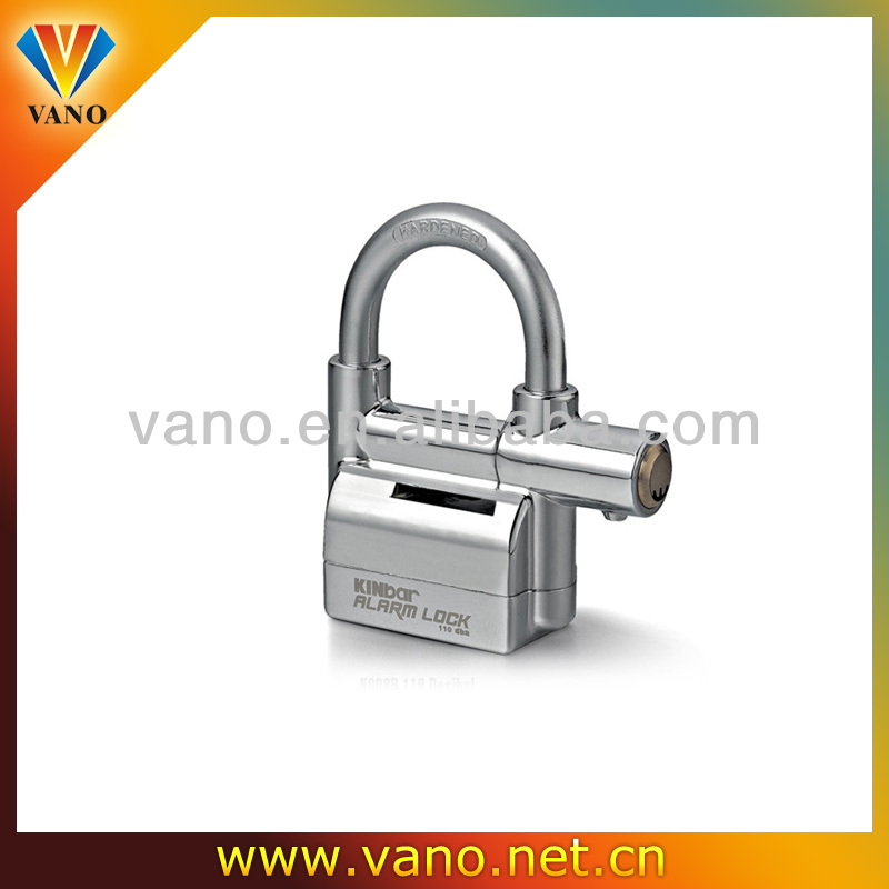 Security ultrasonic alarm lock for motorcycle