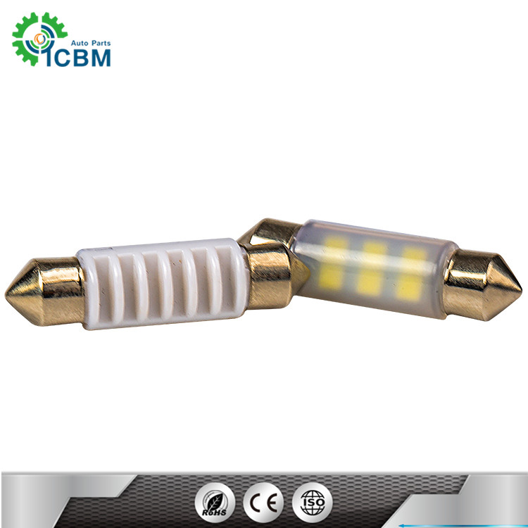 Durable in use dome brake light ce rohs wholesale bulbs SV8.5 6 *2835 SMD 12v 6000K-7000K auto LED bulb