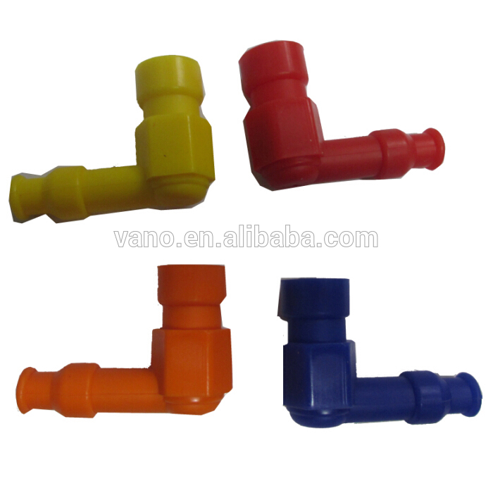 Universal Waterproof Blue Red Yellow Orange Rubber Motorcycle Spark Plug Cap
