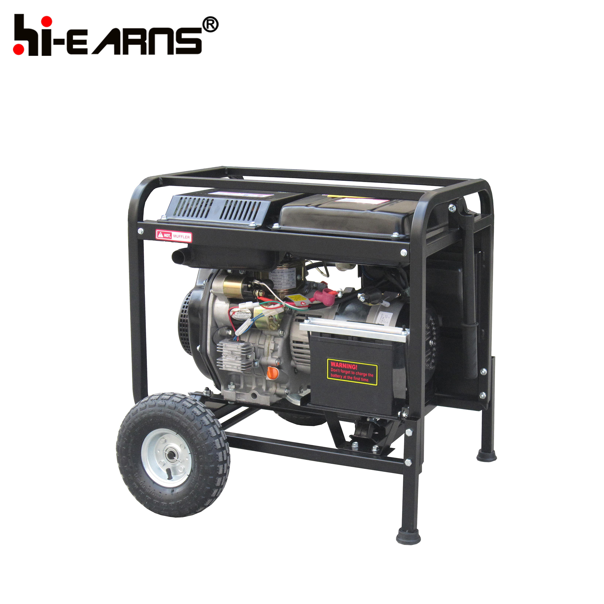 3KW Portable open frame air-cooled diesel generator