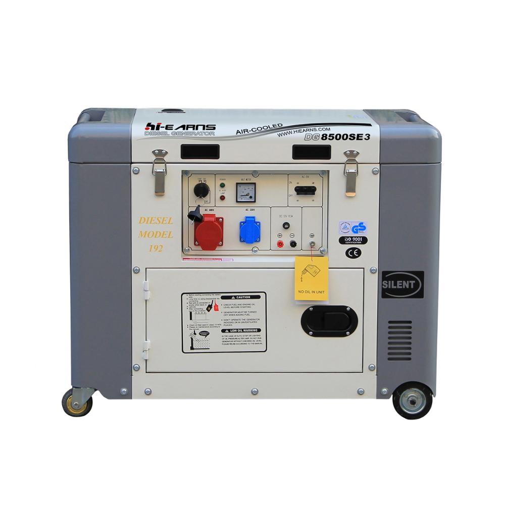 6KW open top cover silent diesel generator set price