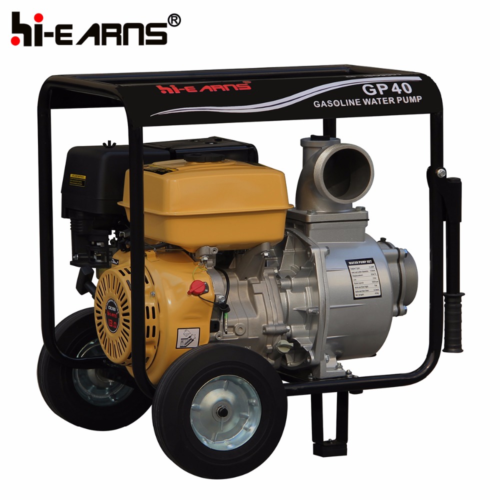 4 inch gasoline mobile water pump GP40