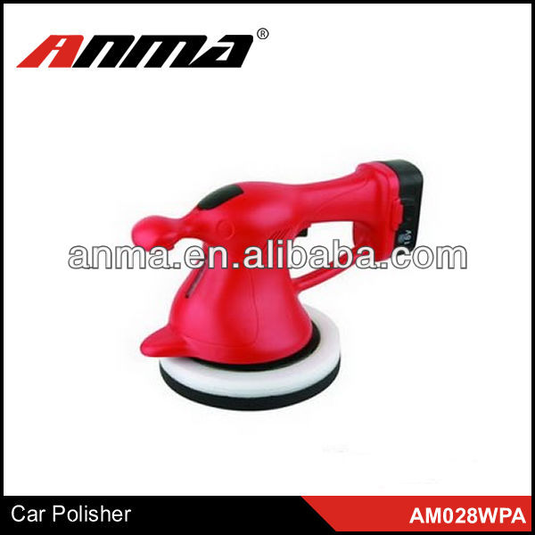 2013 Popular design red rechargeable car polisher