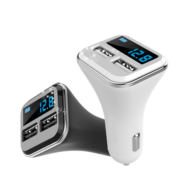 LED Car Charger With 2 USB Ports Universal for Cars
