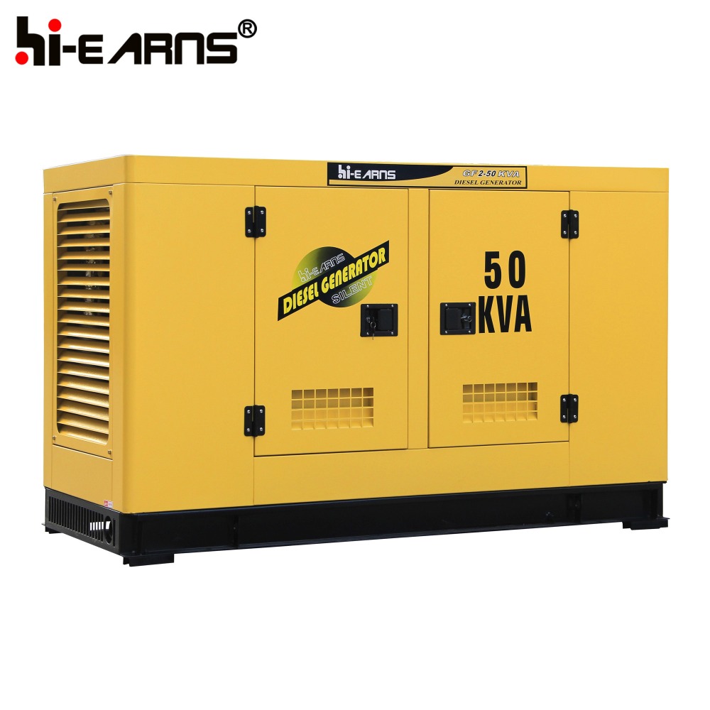 50KVA huadong engine silent diesel generator set