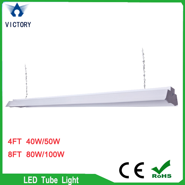 8Ft 80W Long Lifespan No Need To Replace Lamps Newest Product Integrate Led Shop Light 40W 50W 80W 100W