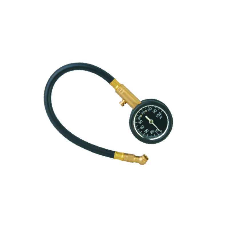 Auto Car Dial Tire Pressure Gauge With Hose