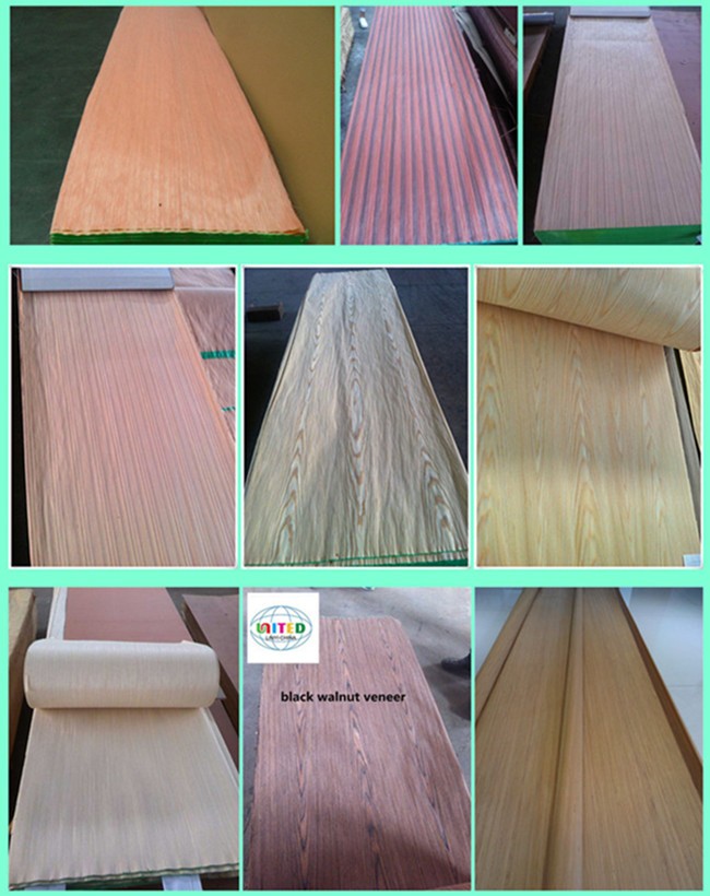 plywood prices veneer/0.3mm sliced cut recon wooden door veneer/recon birch wenge wood veneer