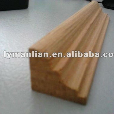 Crown moulding timber trim strip for home decoration