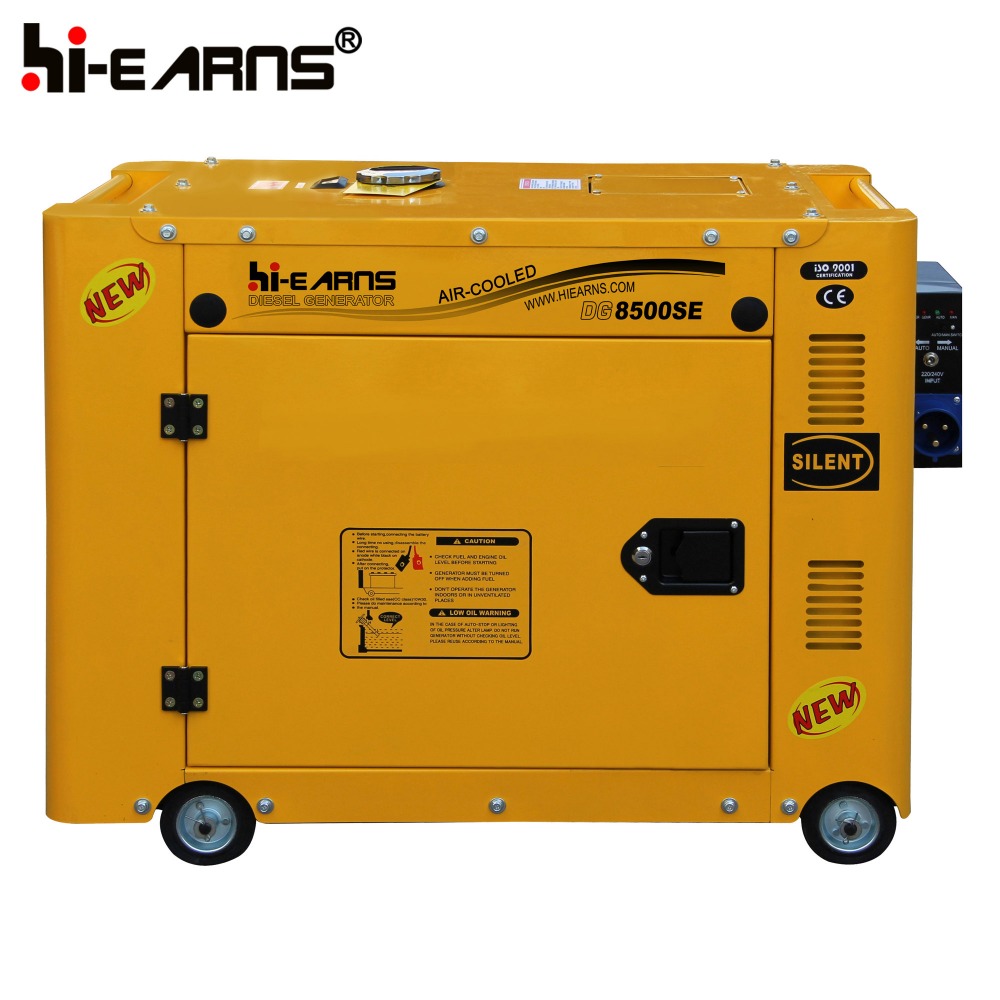 6kw Silent 186 Engine Diesel Generator With Ats