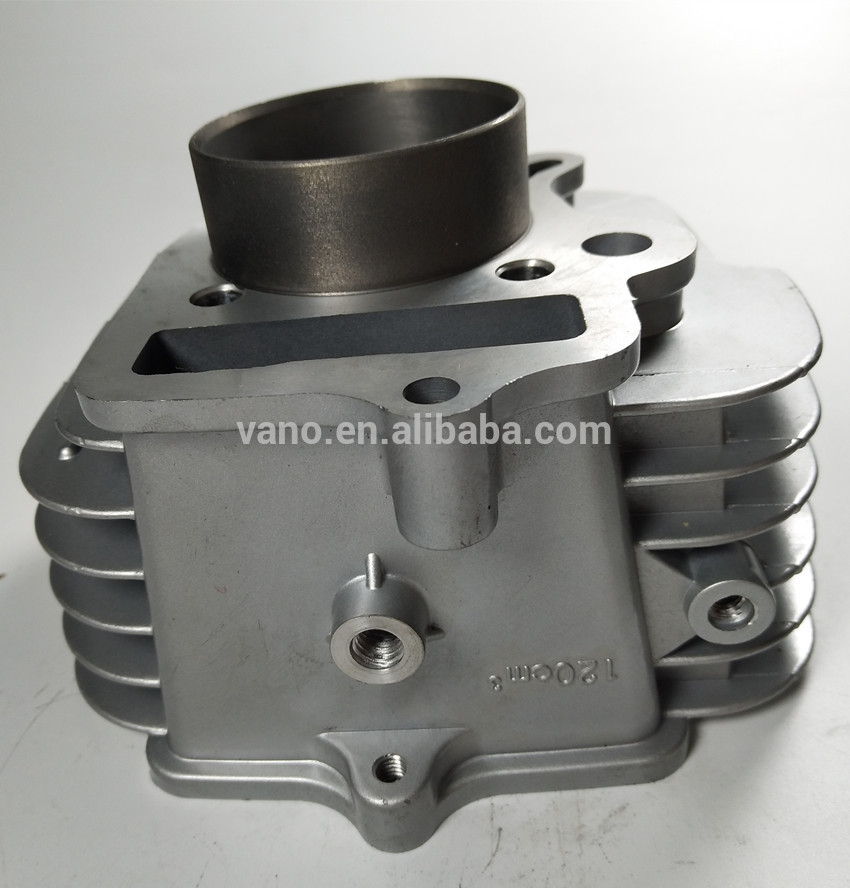 Hot sell motorcycle engine parts big bore 52.4mm aluminum cylinder kit for smash 125cc