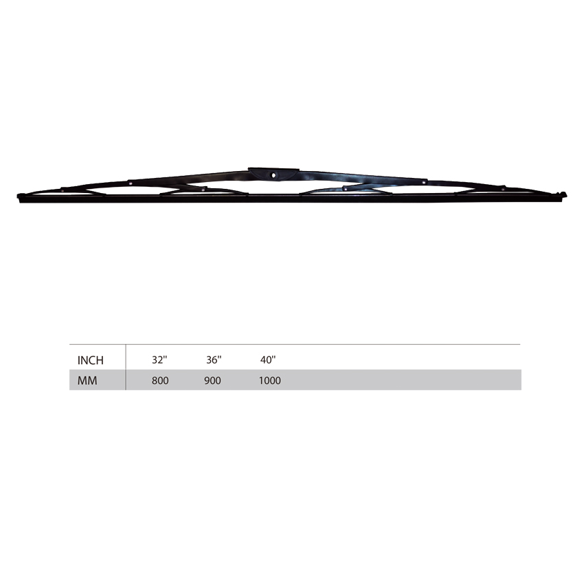 Best Selling Conventional Metal 1.3mm Steel Frame Universal windscreen wipers Blade