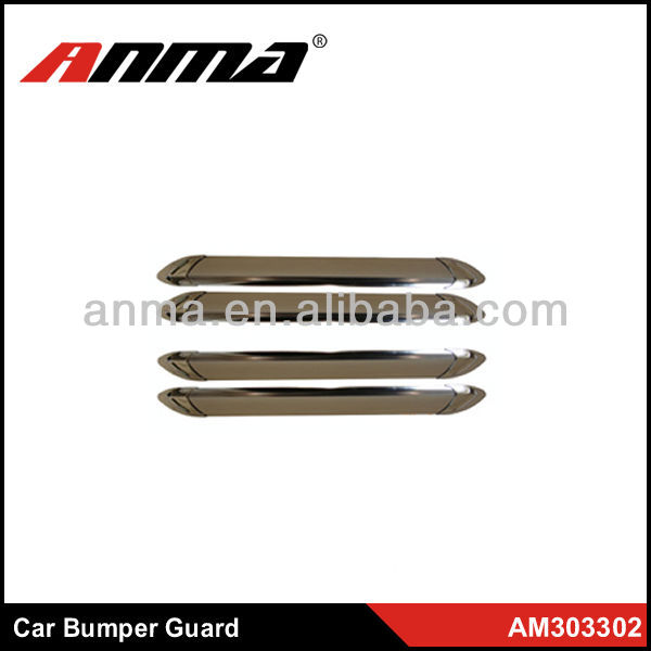 Durable universal rubber front rear car bumper guard