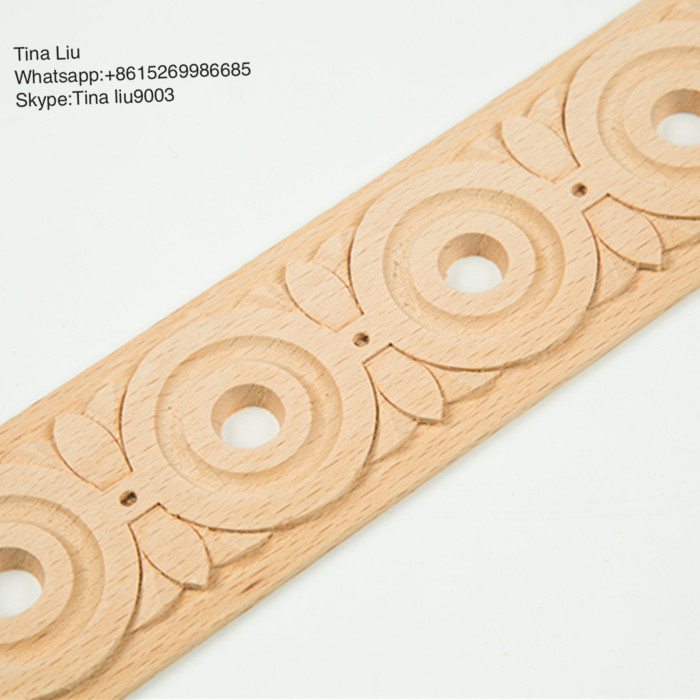 Chinese wood ceiling decorative corner molding