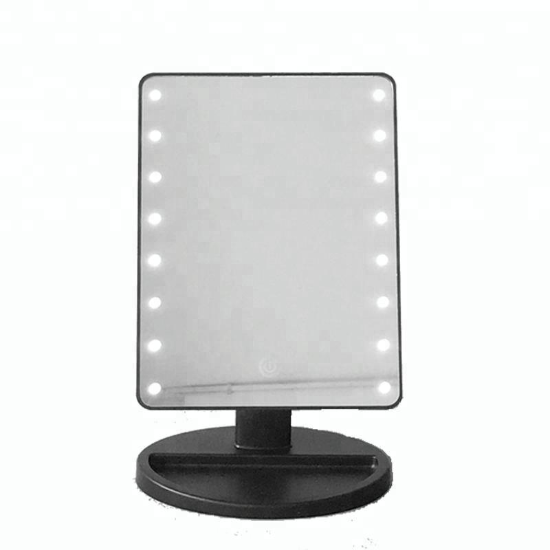 Adjustable Brightness Makeup Mirror with 16 LED lights