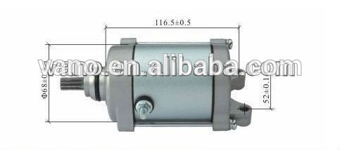 Super Quality 12v 9T CG125 CG200 Scooter Motorcycle Starter Motor