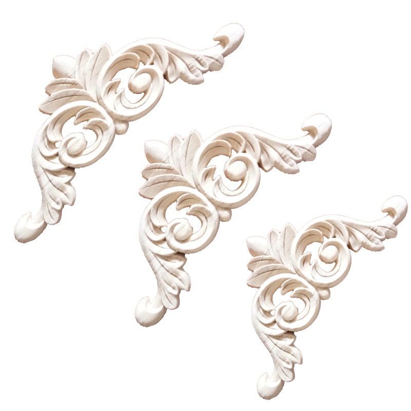 Solid wood carving flower Europe type adornment modelling
