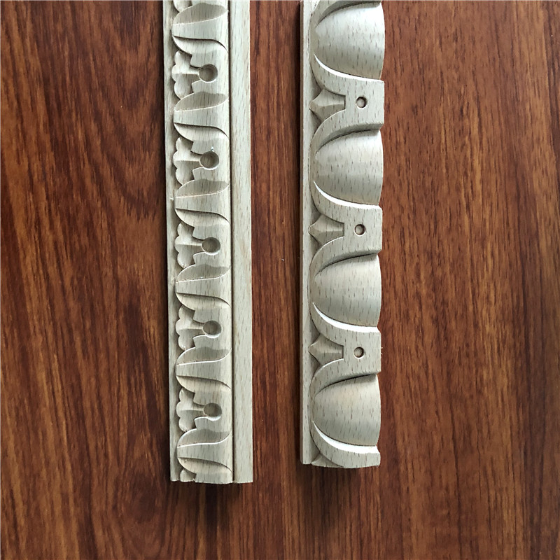 Carved wooden moulding for furniture cabinet trim
