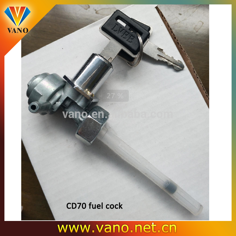 CD70 cheap motorcycle fuel cock with key