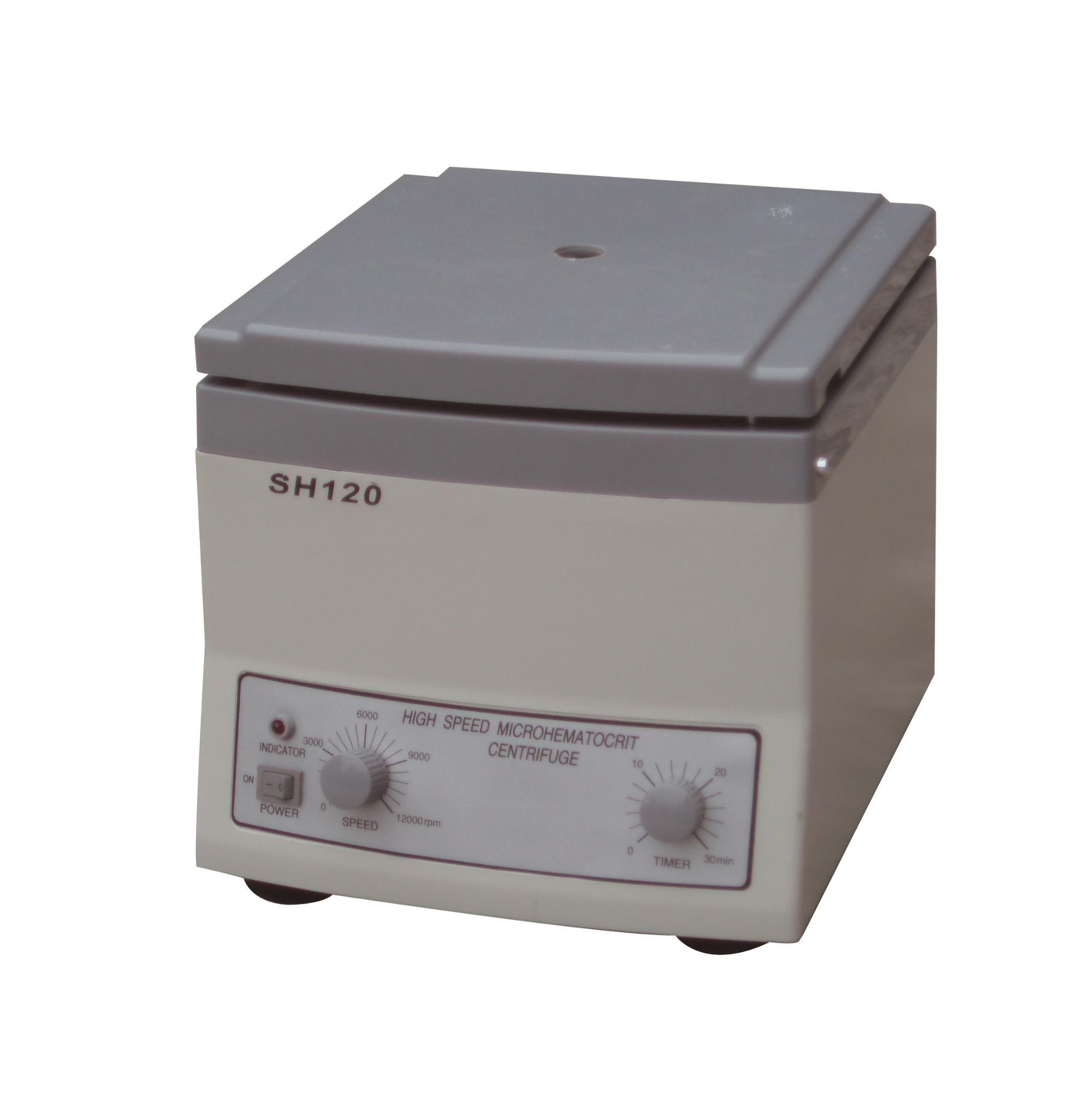 Micro hematocrit centrifuge SH-120 24tubes 12000rpm 1.5mm*75mm
