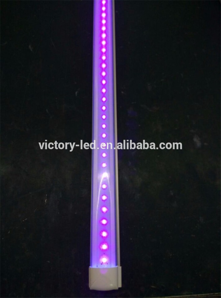 T8 400 nm supermarket ultraviolet led tube light kill bacteria 1500mm 30w