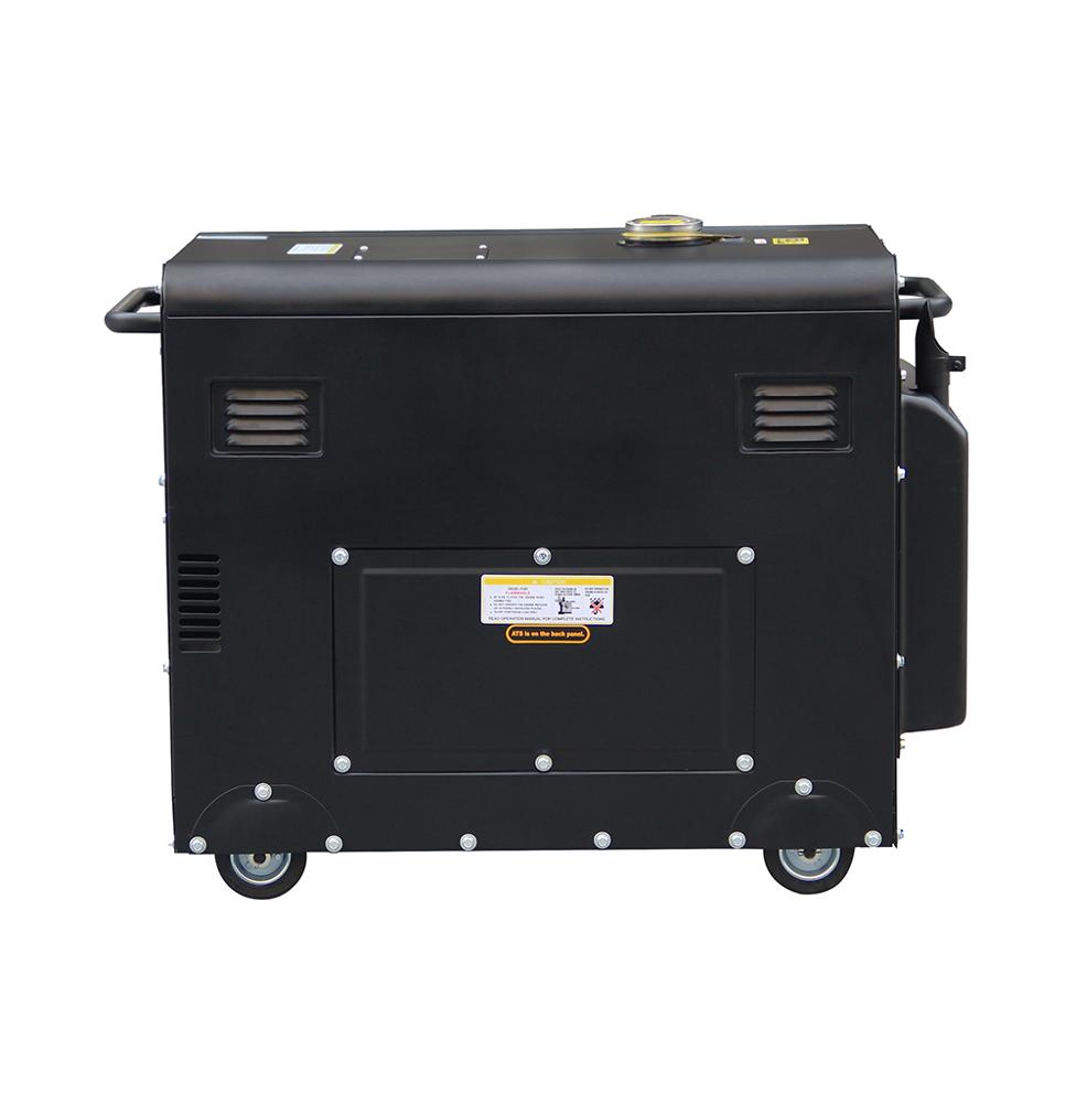 50hz 220v Grind arenaceous black diesel generator with Digital panel