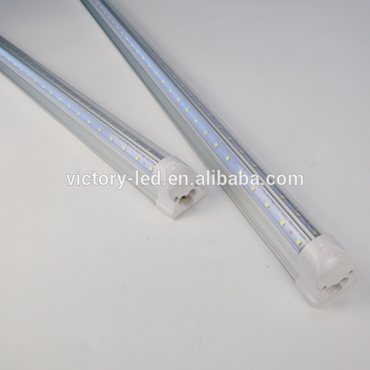Victory Lighting double row 4ft 5ft 6ft 8ft V shape Integrated LED Cooler light for walk-in freezer