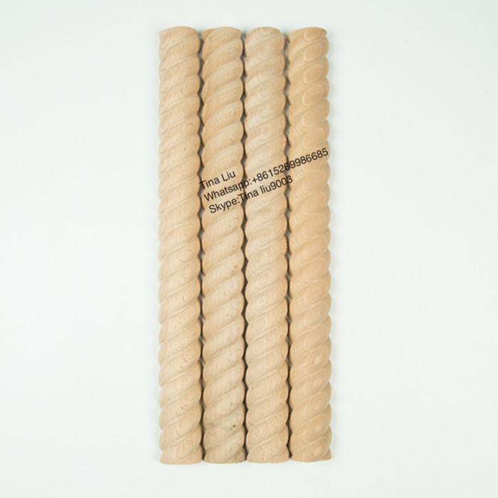 Solid wood Rope moulding