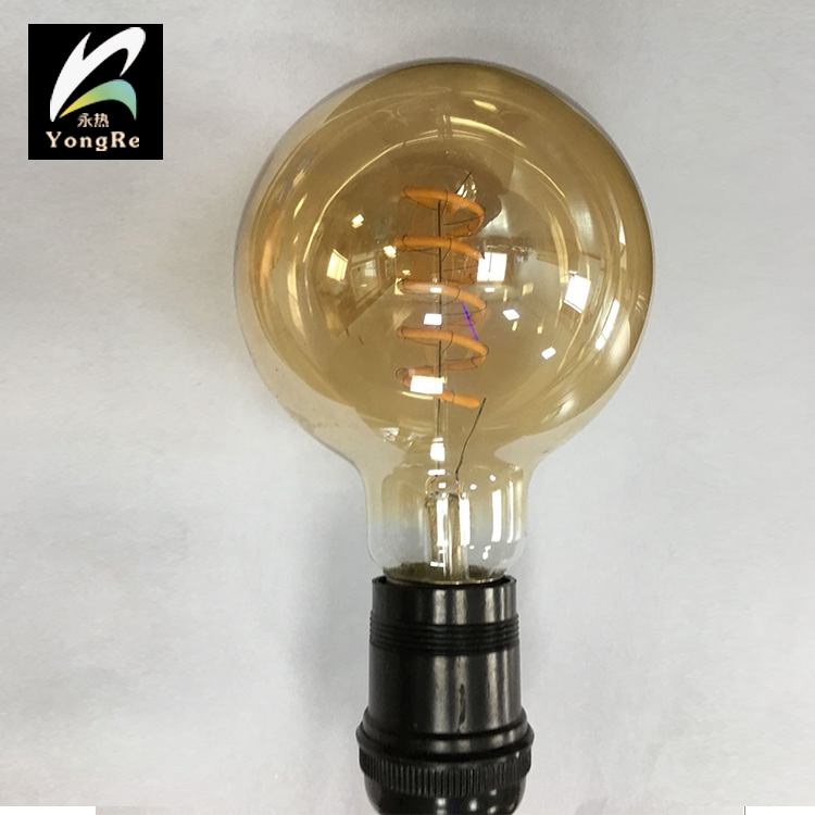 Fashion G80 G125 4W 6W Edison Filament Bulb Style Flexible Led Light G95