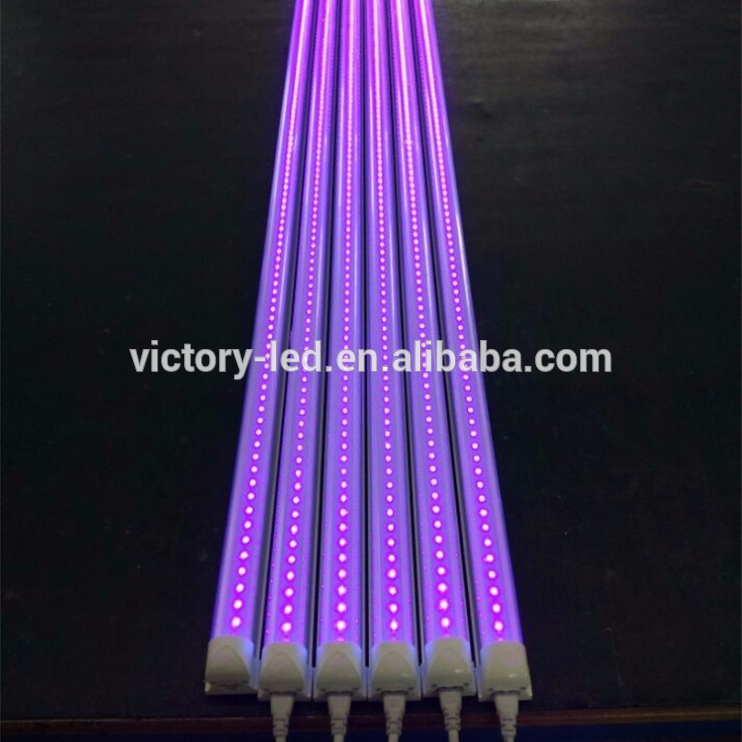 UV LED tube lamp low profit 1200mm 18w 400nm ultraviolet led tube light