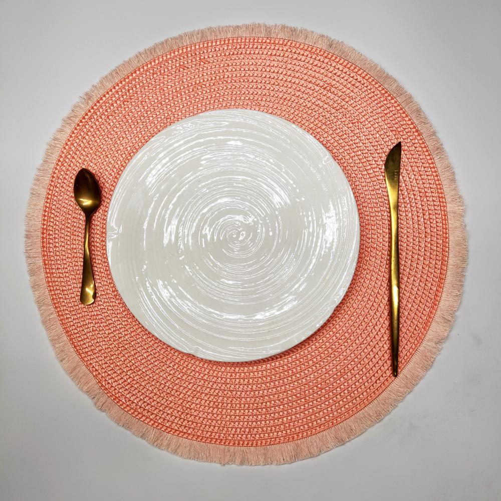 Tabletex cheapest eco friendly 38cm anti slip pp round placemat