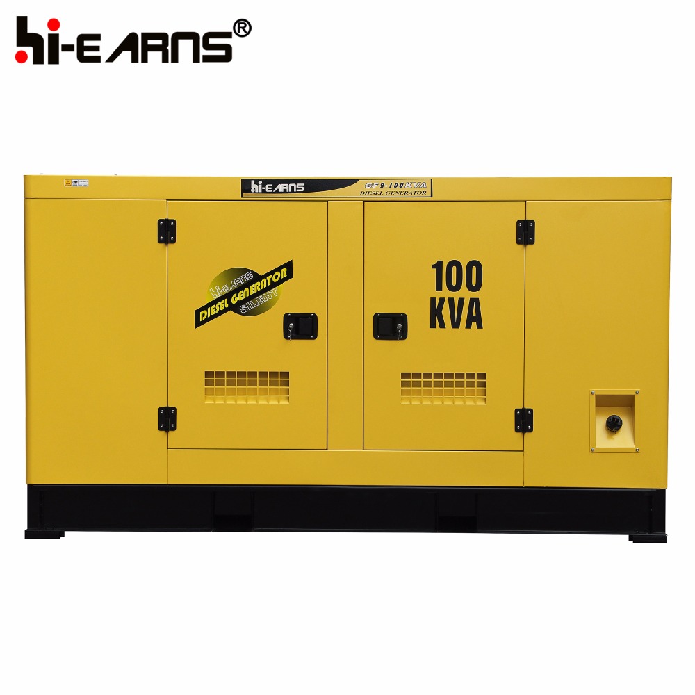 Water-cooled Chinese Yuchai engine 100kva generator price