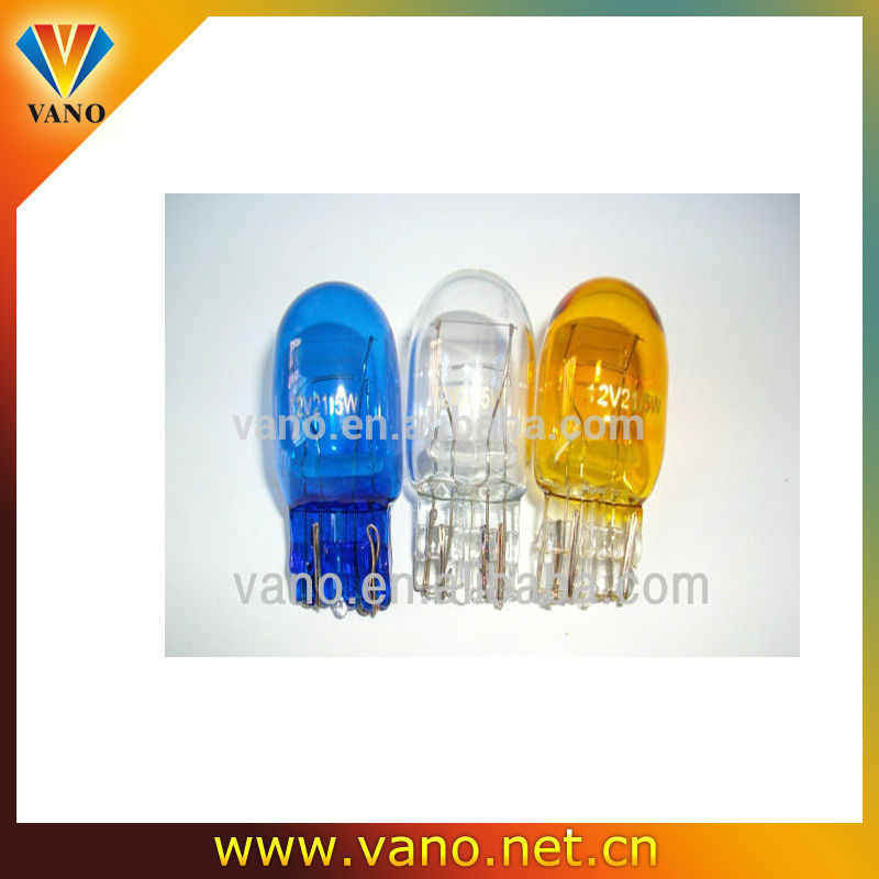 Different Color T20 Bulbs Wedge 12V 21W Halogen Bulb