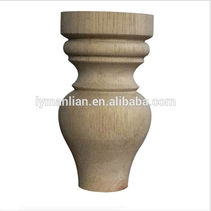 Decorative unfinished cabinet furniture wood sofa legs