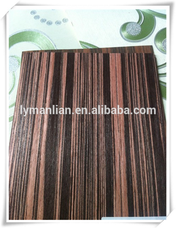black ebony veneer/macassar ebony veneer/engineered wood veneer for furniture