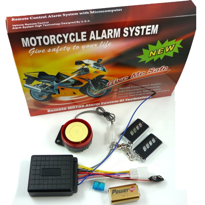 Waterproof Silent Anti-theft Motorcycle Scooter Alarm System