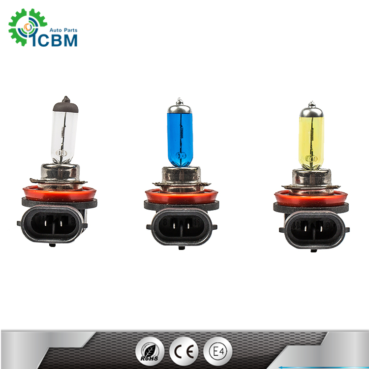 auto parts super bright factory directly headlighthalogen bule h8 H8 12v35w 800lm yellow auto head light bulbs