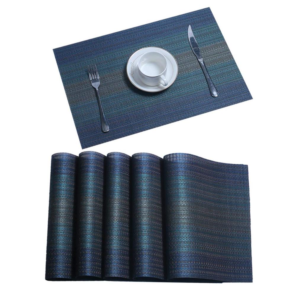 Factory good price customized DIY wholesale pvc dinner table placemats