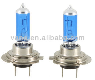 Xenon super white 12v 55w h7 halogen bulb 8000k