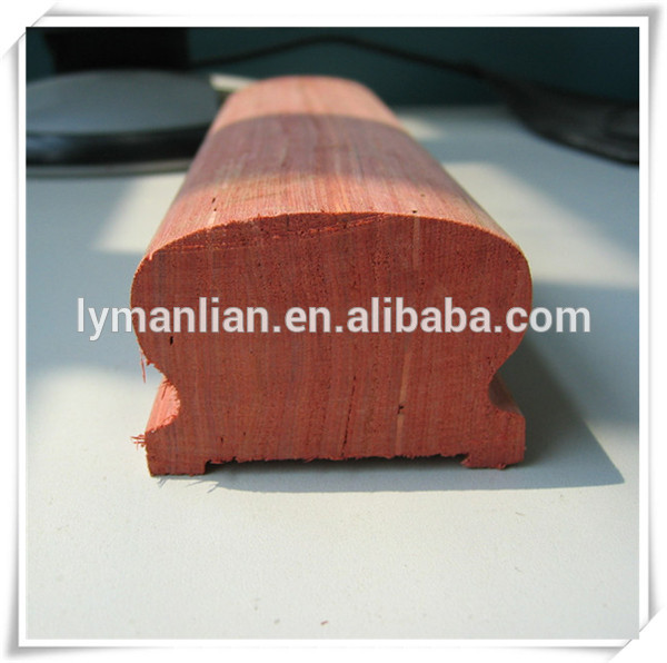 Red oak handrail ebony wood